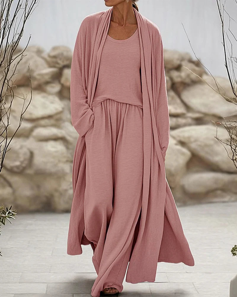 Refined Minimalist 3-Piece Matching Set