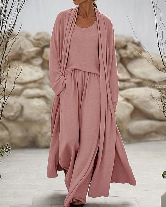 Refined Minimalist 3-Piece Matching Set