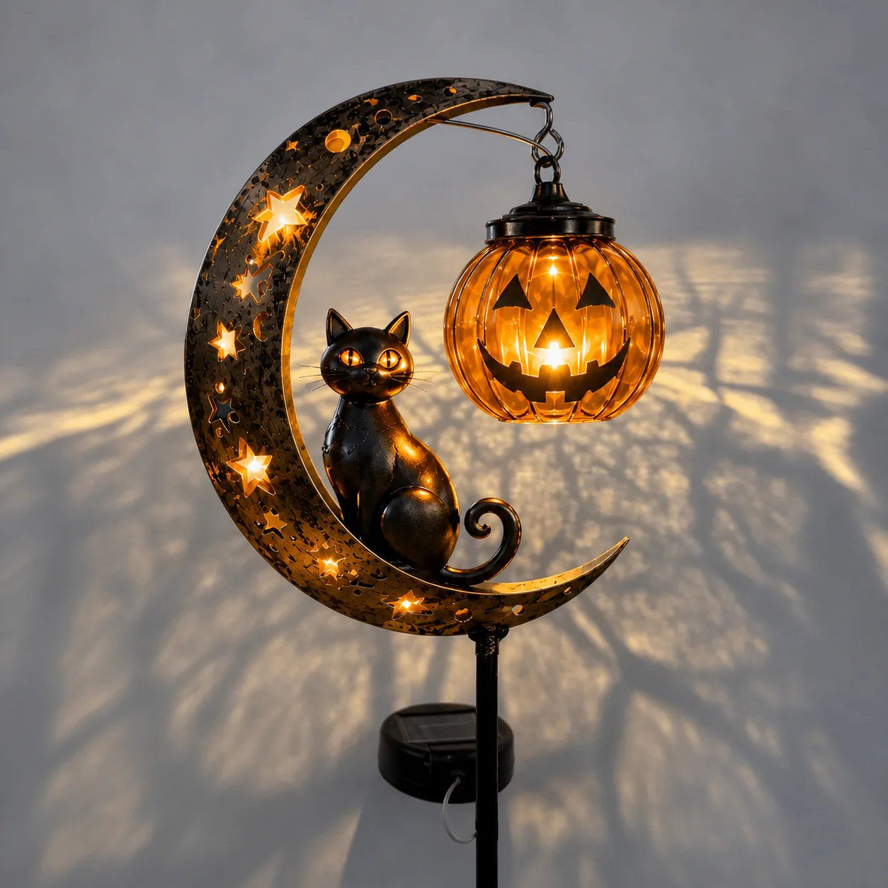 ✨LAST DAY SALE 50% OFF⚡🎃Halloween Pumpkin Moon Garden Stake Light
