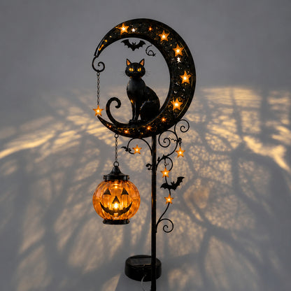 ✨LAST DAY SALE 50% OFF⚡🎃Halloween Pumpkin Moon Garden Stake Light