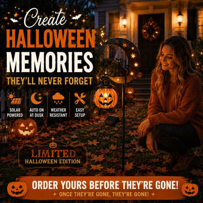 ✨LAST DAY SALE 50% OFF⚡🎃Halloween Pumpkin Moon Garden Stake Light