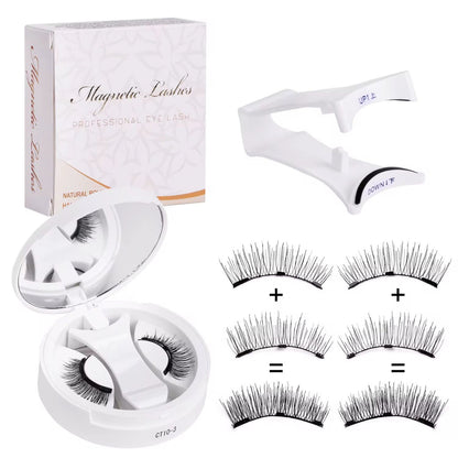Magnetic False Eyelashes with Magnetic Tweezers
