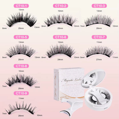 Magnetic False Eyelashes with Magnetic Tweezers