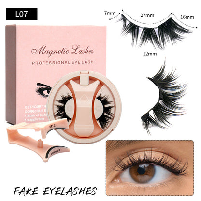 Magnetic False Eyelashes with Magnetic Tweezers