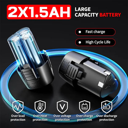 ⚡️50% Off Sale—Today Only⏰️ Electric Right Angle Ratchet Wrench, 1 Count 45NM 3/8'' Ratchet Wrench, Removal Screw Nut Car Repair Tools,  Cordless Power Tool Set