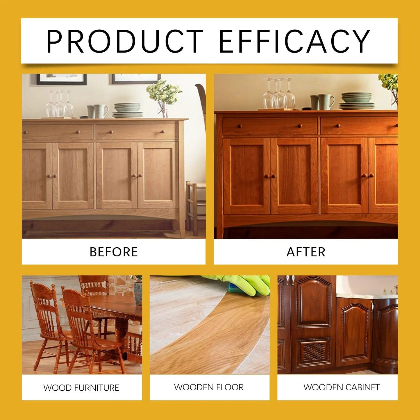 Final 3 Hours: 60%OFF🔥Beeswax Wood Care Spray – Bring Dull Wood Back to Life