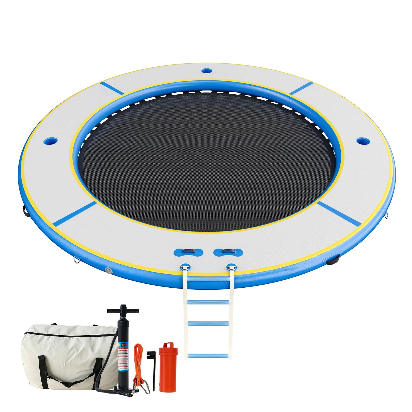 ✨LAST DAY PROMOTION ✨Hexagon/Circle/Triangle Inflatable Water Hammock for Adults, Floating Raft Dock Platform with Mesh