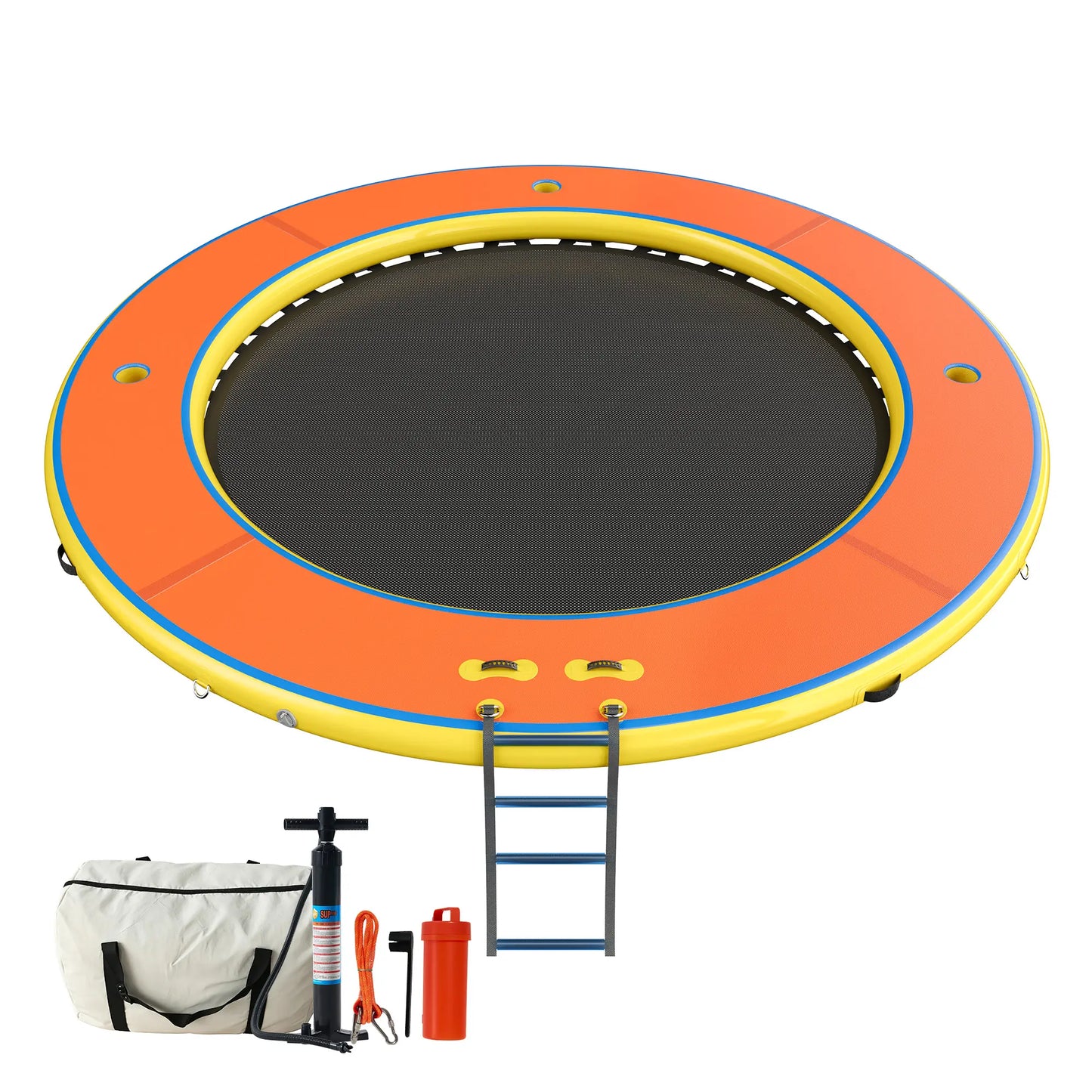 ✨LAST DAY PROMOTION ✨Hexagon/Circle/Triangle Inflatable Water Hammock for Adults, Floating Raft Dock Platform with Mesh