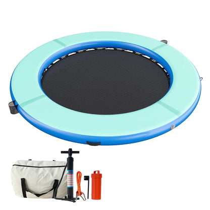 ✨LAST DAY PROMOTION ✨Hexagon/Circle/Triangle Inflatable Water Hammock for Adults, Floating Raft Dock Platform with Mesh