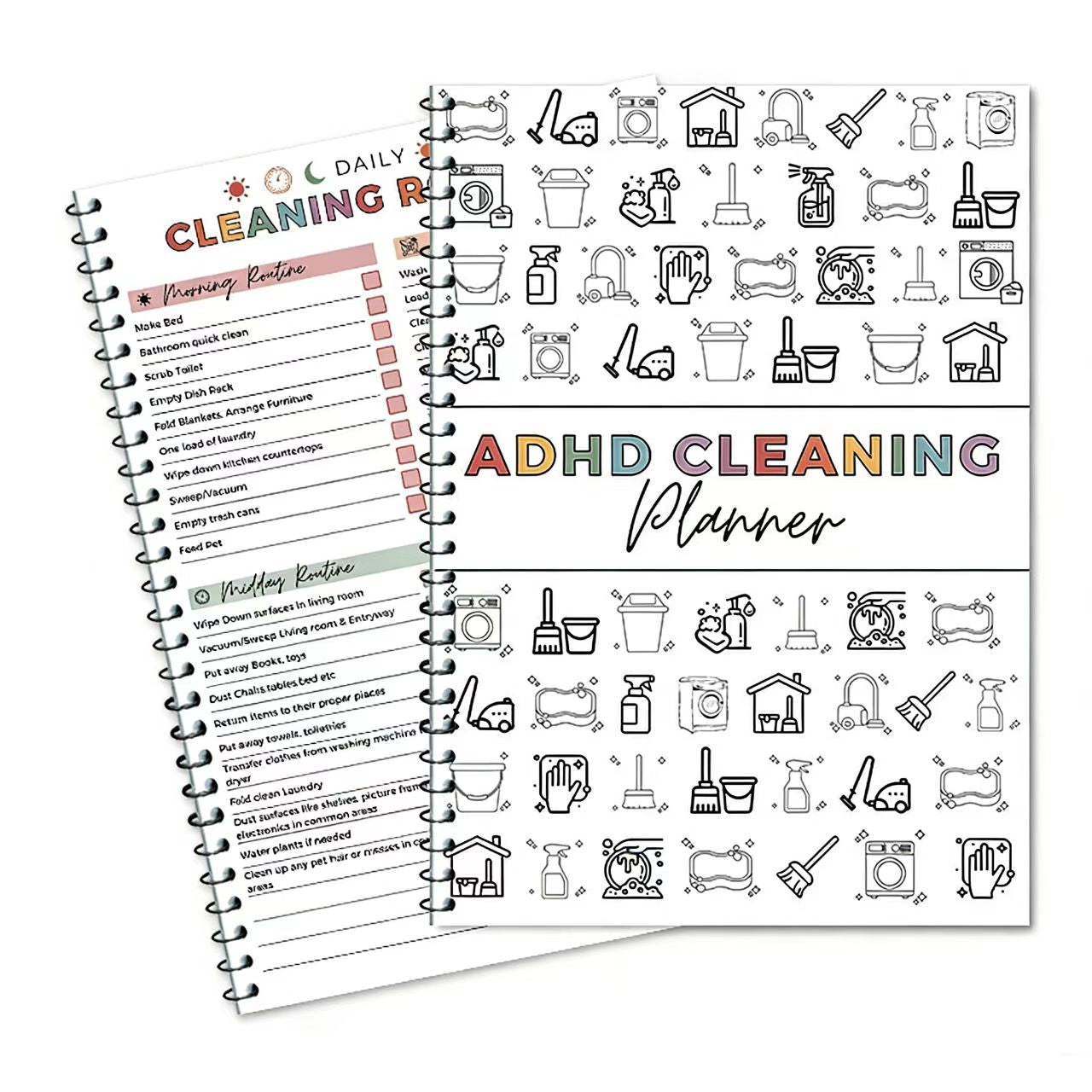 💗LAST DAY SALE BUY 1 GET 1 FREE!💗Your Daily Blueprint for a Productive Home - 2 Pack