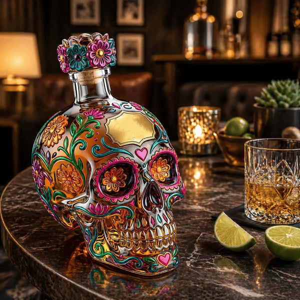 ✨LAST DAY SALE 50% OFF⚡Reposado Tequila Bottle- Day of the Dead Edition